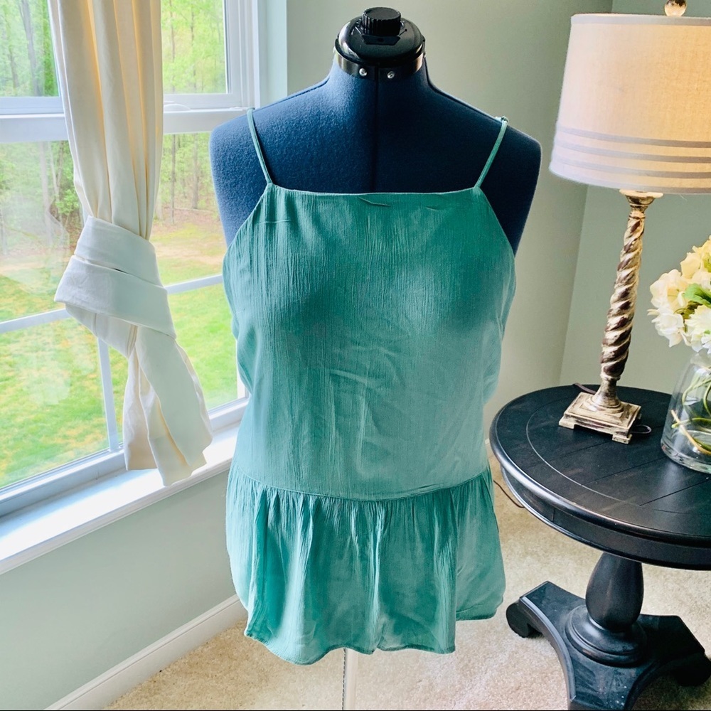 Mossimo Mint Green Peplum Tank NWT Size XXL